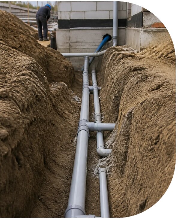 Профессиональная прокладка водопровода в Кемерово для дома